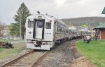 Rare Mileage:  The RDC's newly arrived at Tremont, PA